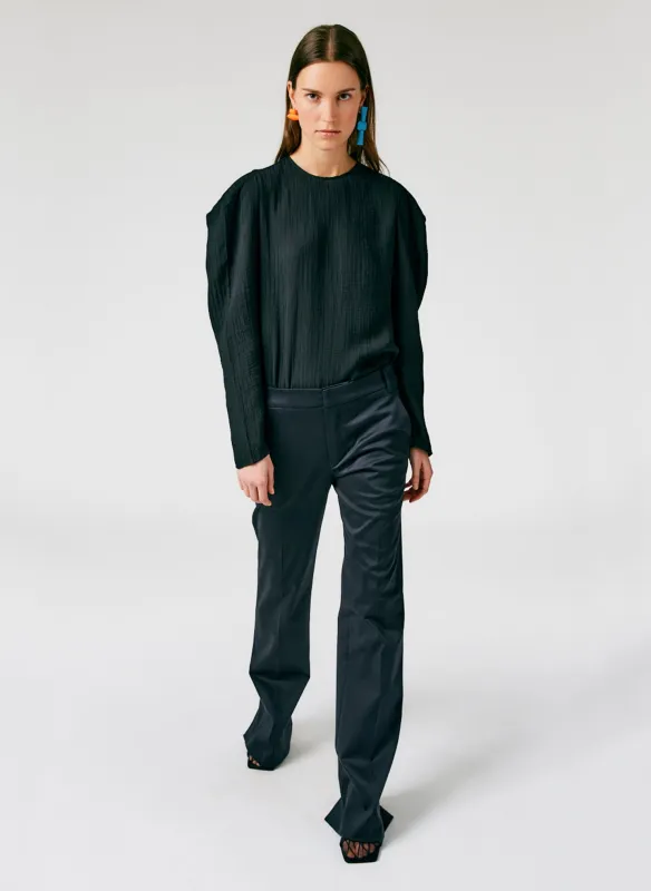 Stretch Sateen Elfie Trouser - Petite made by Tibi