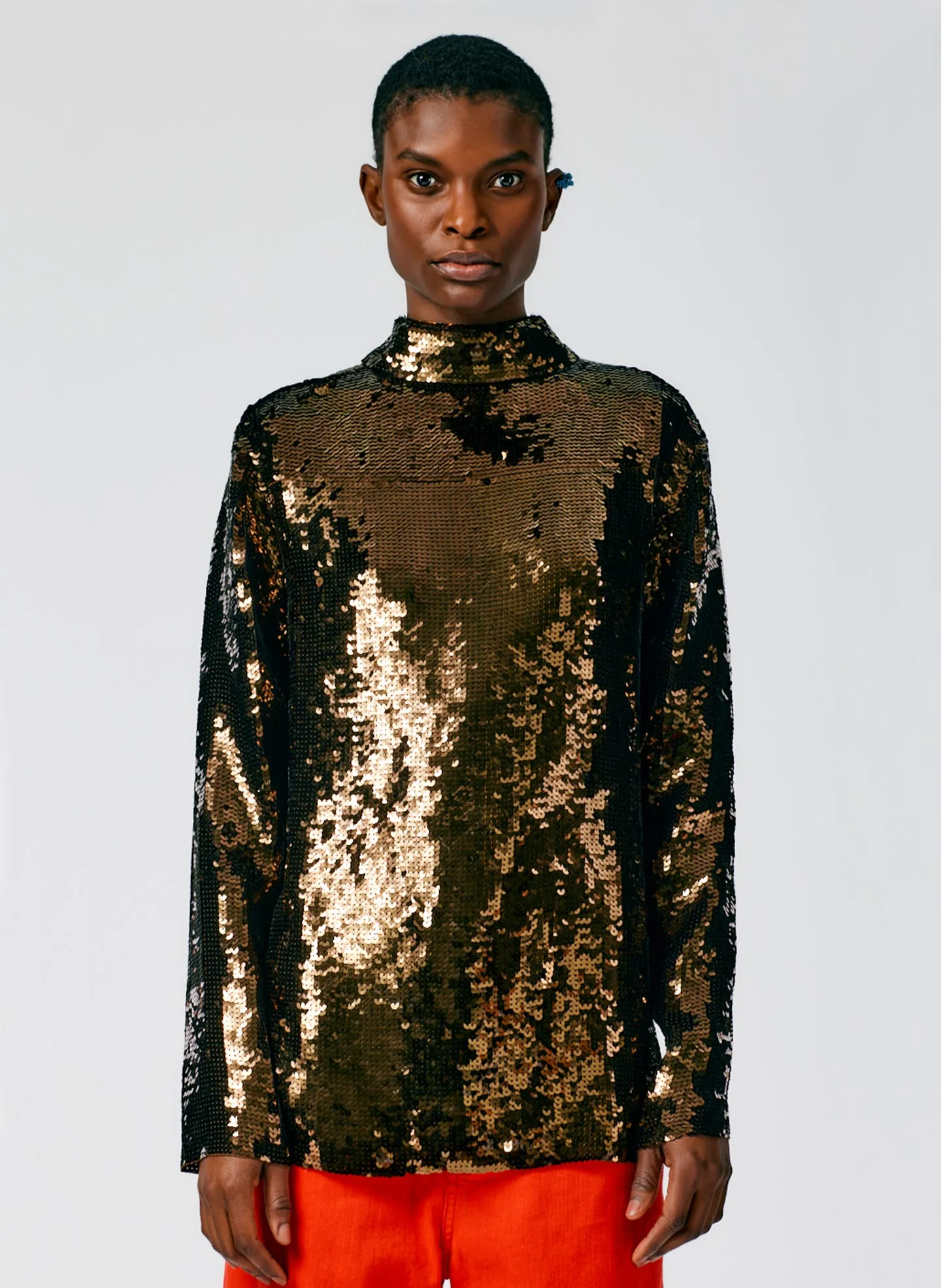Noor Beading Slim Shirt sold by Tibi product image thumbnail 2