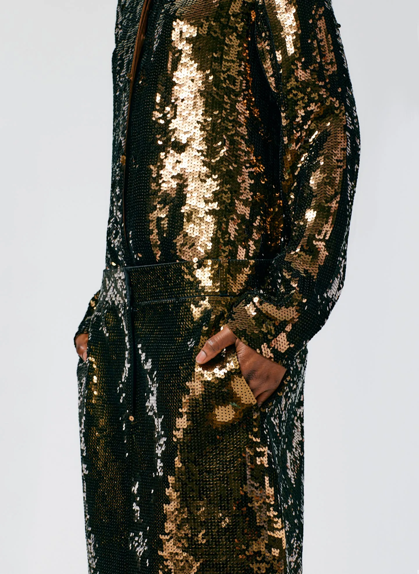 Noor Beading Midi Trouser Skirt sold by Tibi product image thumbnail 5