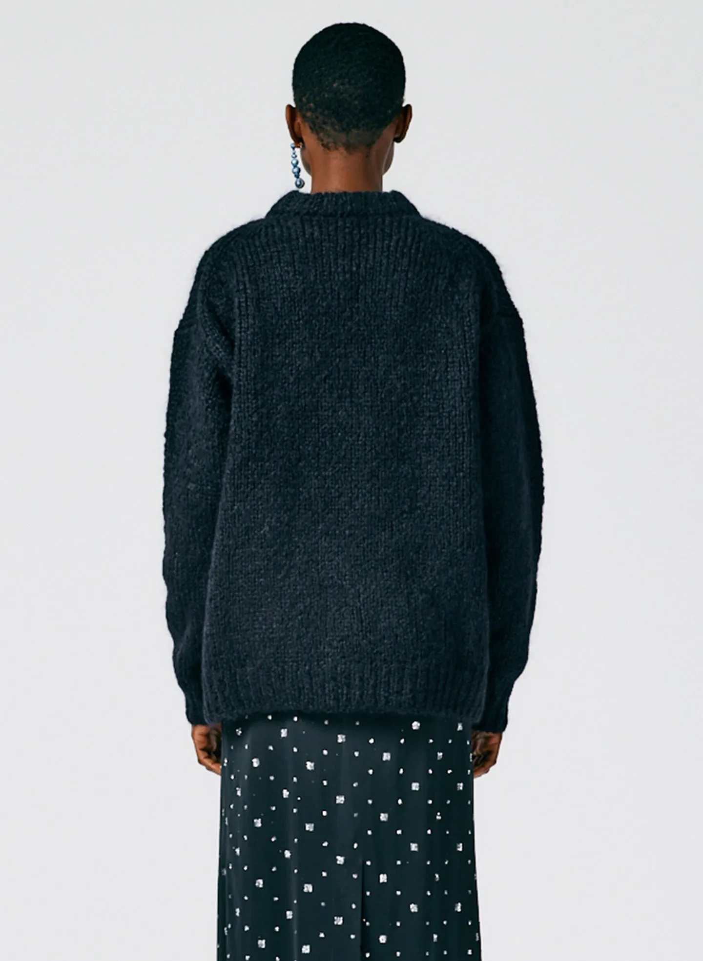 Claude Mohair Crewneck Easy Pullover sold by Tibi product image thumbnail 3