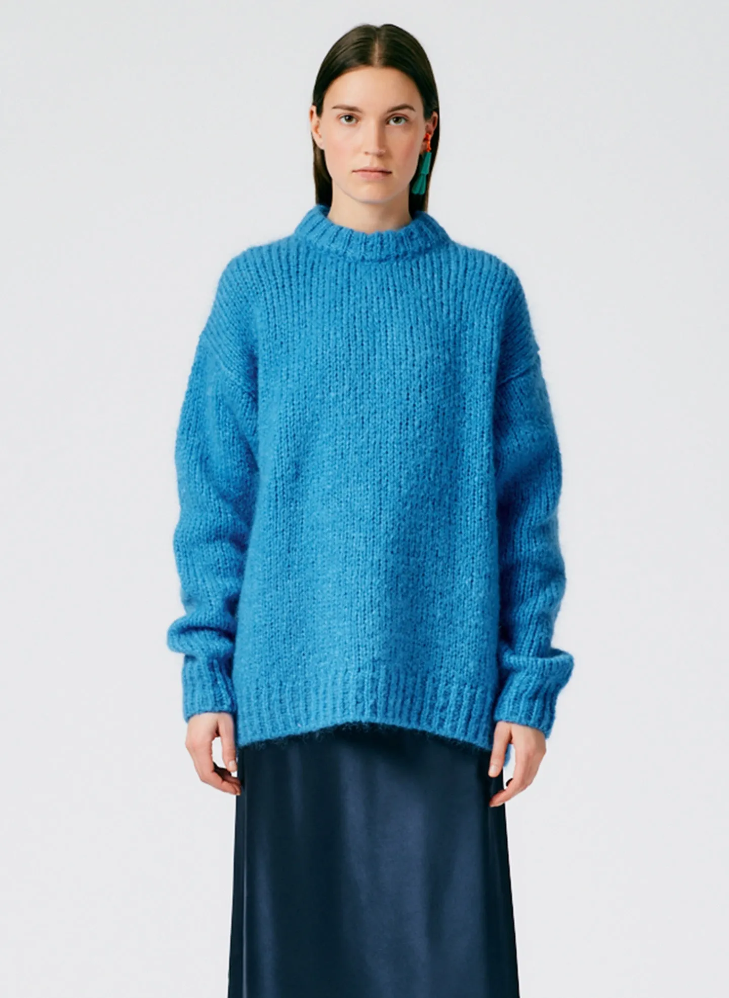 Claude Mohair Crewneck Easy Pullover sold by Tibi product image thumbnail 2