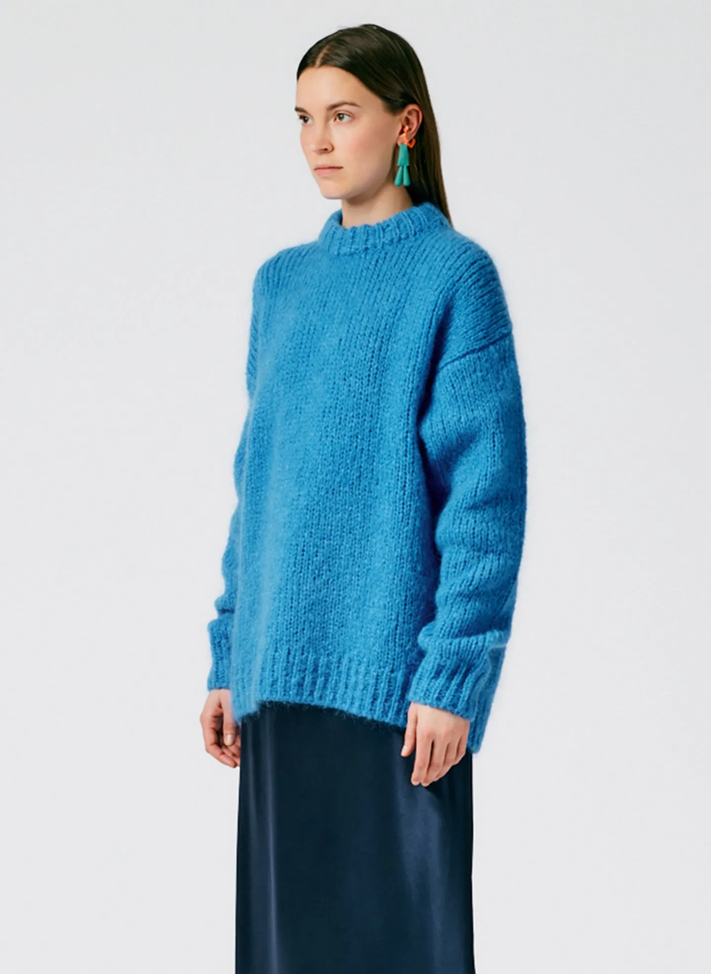 Claude Mohair Crewneck Easy Pullover sold by Tibi product image thumbnail 3