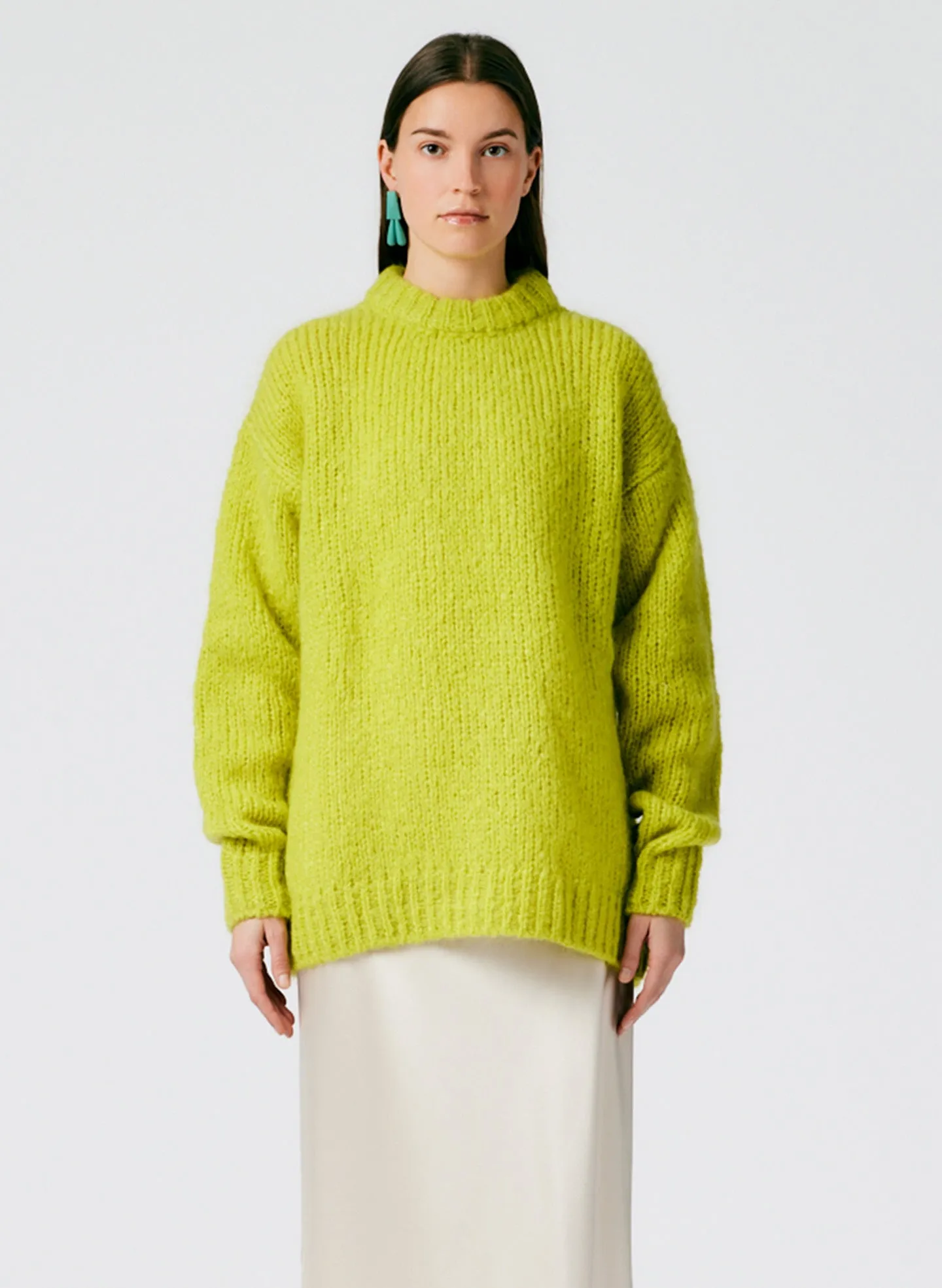 Claude Mohair Crewneck Easy Pullover sold by Tibi product image thumbnail 2