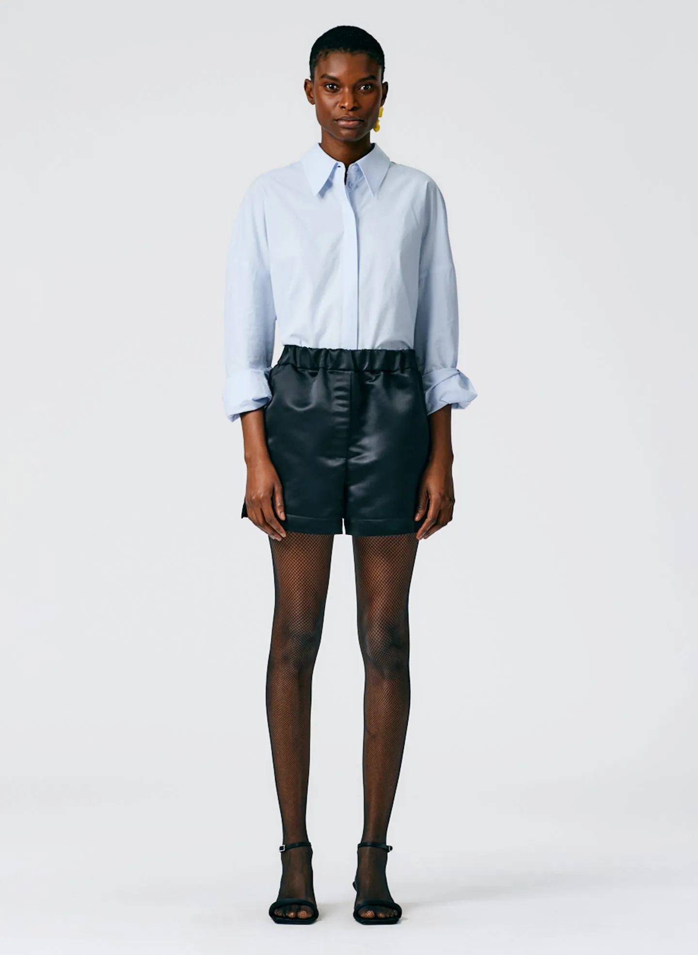 Satin Pull On Shorts sold by Tibi product image thumbnail 2