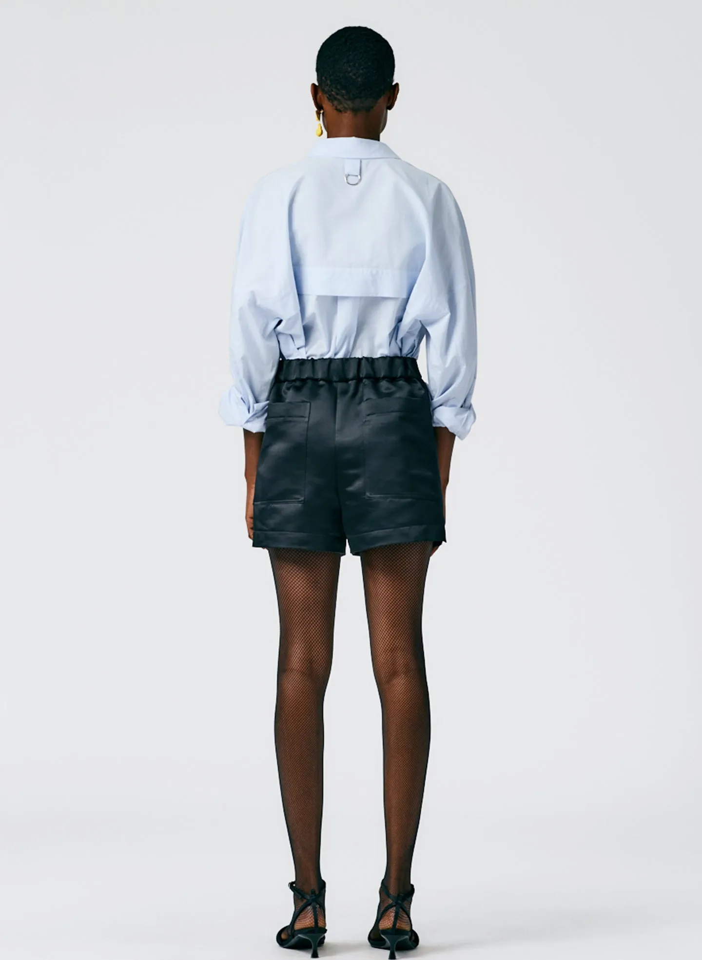 Satin Pull On Shorts sold by Tibi product image thumbnail 4