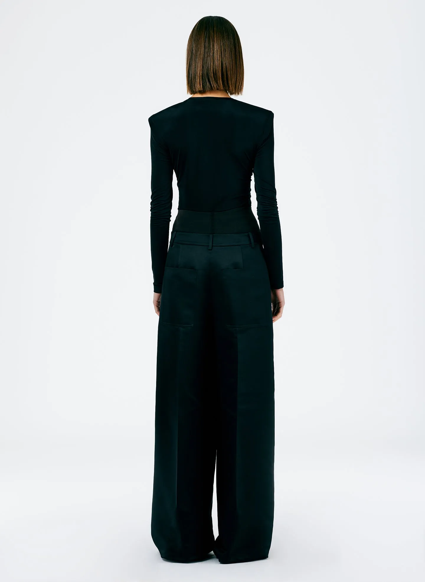 Satin Murray Trouser sold by Tibi product image thumbnail 3