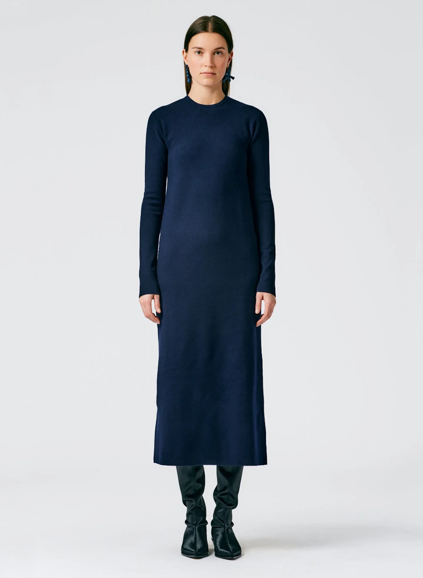 Compact Stretch Cashmere Dress sold by Tibi product image thumbnail 2