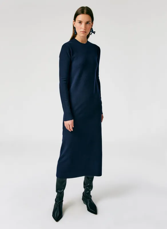 Compact Stretch Cashmere Dress made by Tibi