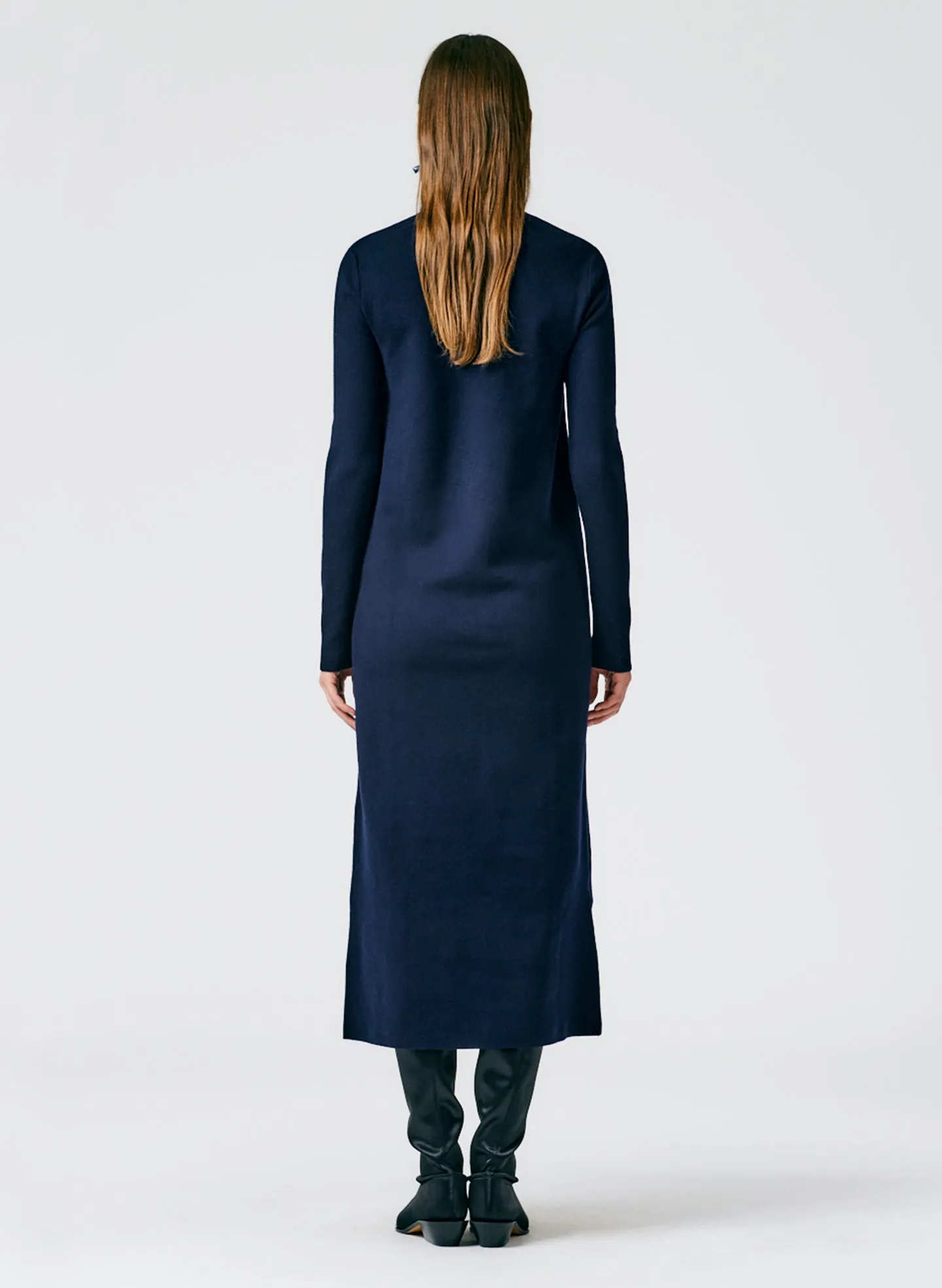 Compact Stretch Cashmere Dress sold by Tibi product image thumbnail 4