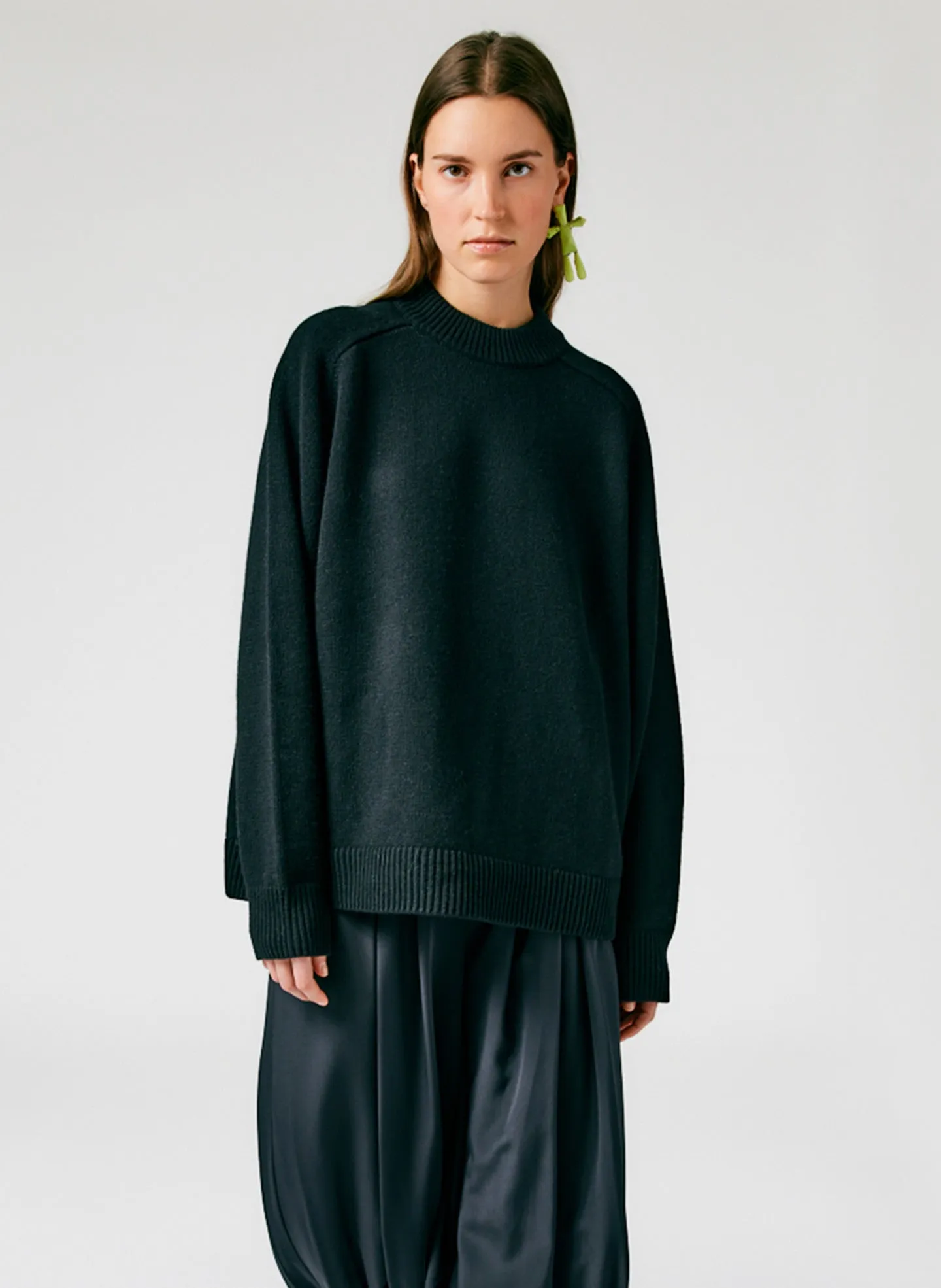Cashmere Sweater Crewneck Oversized Pullover sold by Tibi