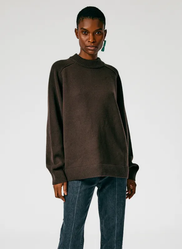 Cashmere Sweater Crewneck Oversized Pullover sold by Tibi