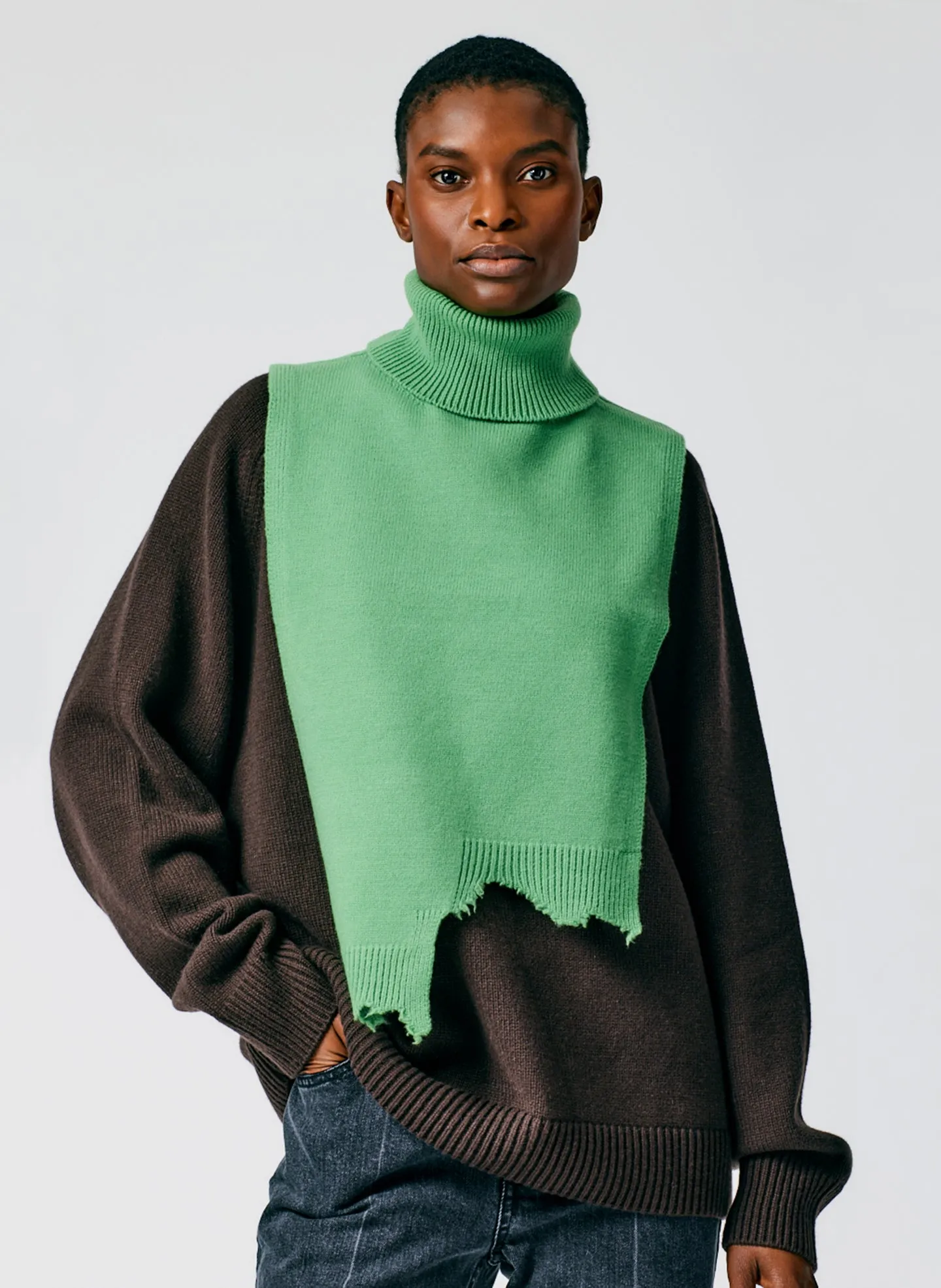 Airy Extrafine Wool Turtleneck Dicky sold by Tibi