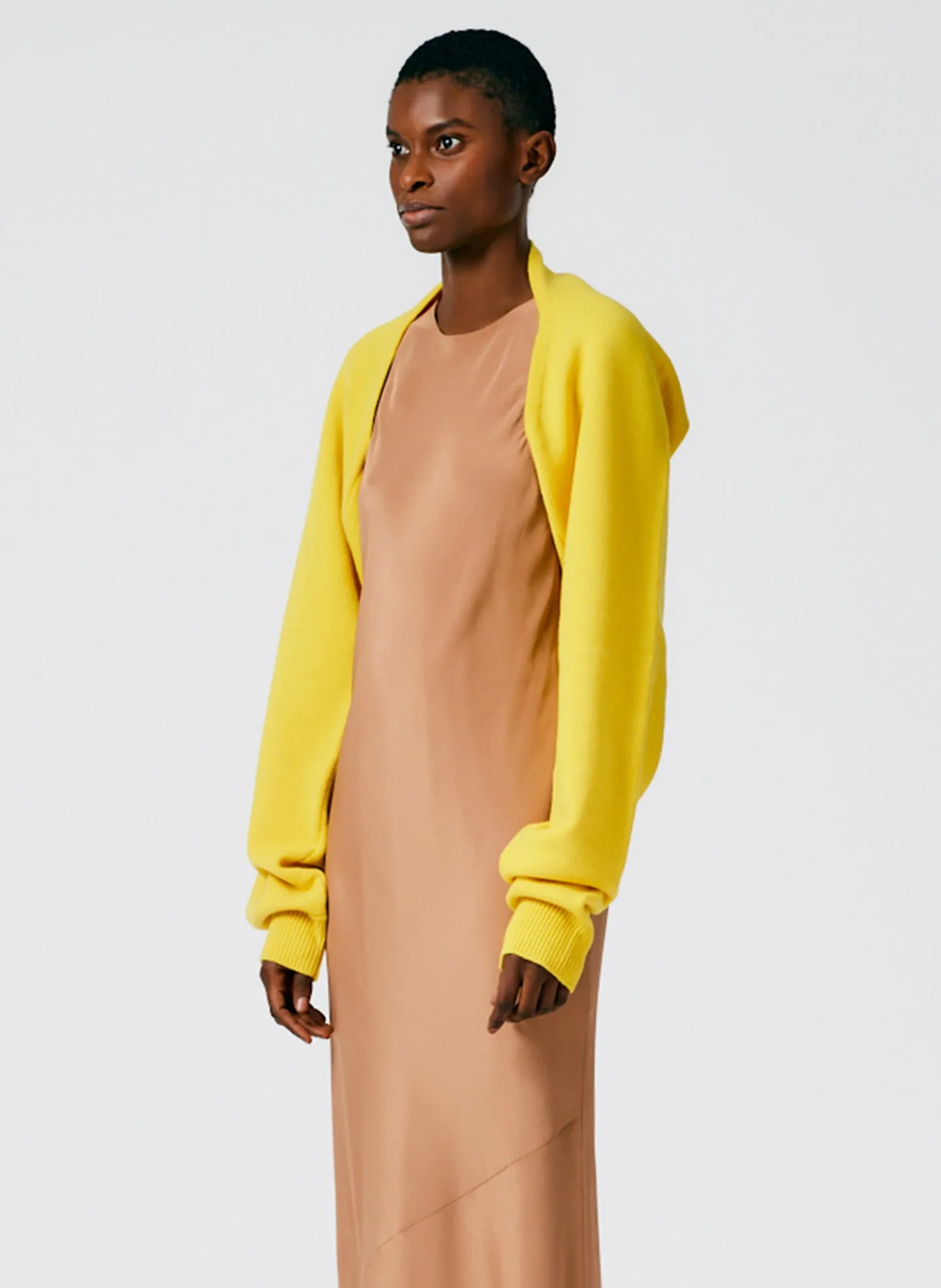 Airy Extrafine Wool Sleeve Shrug sold by Tibi product image thumbnail 3