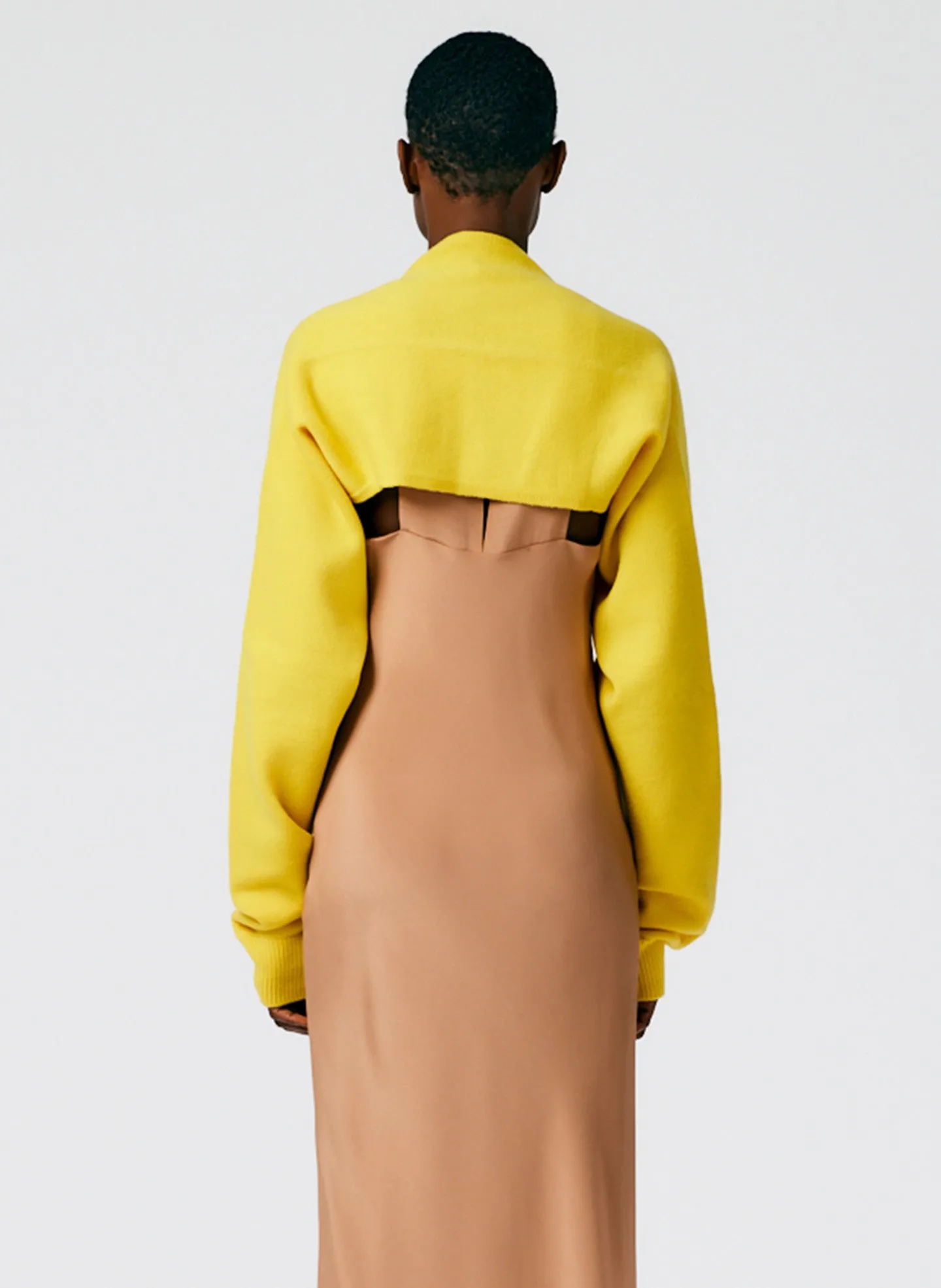 Airy Extrafine Wool Sleeve Shrug sold by Tibi product image thumbnail 4