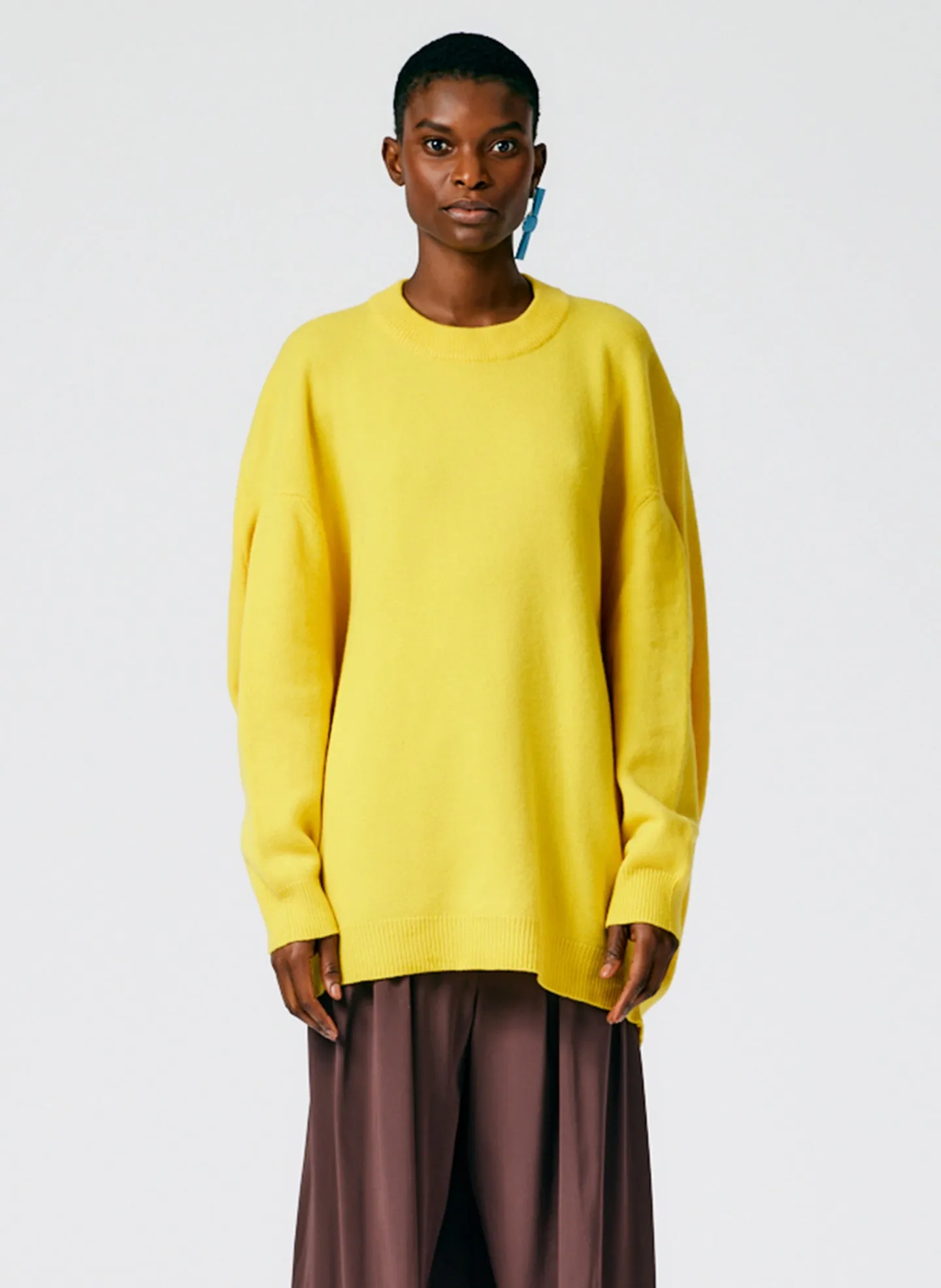 Airy Extrafine Wool Circular Origami Pullover sold by Tibi product image thumbnail 2