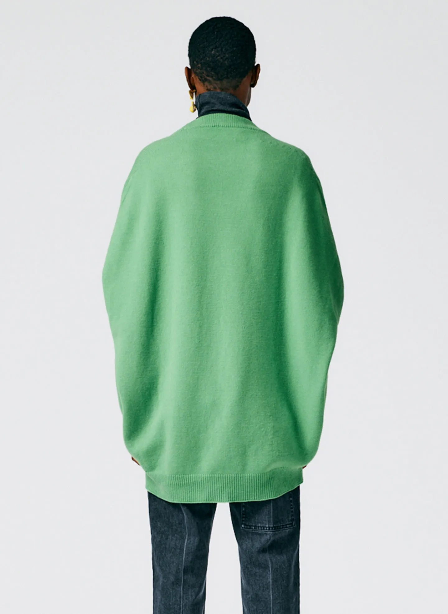 Airy Extrafine Wool Circular Origami Pullover sold by Tibi product image thumbnail 4