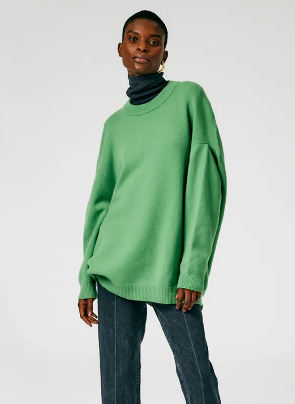Airy Extrafine Wool Circular Origami Pullover sold by Tibi