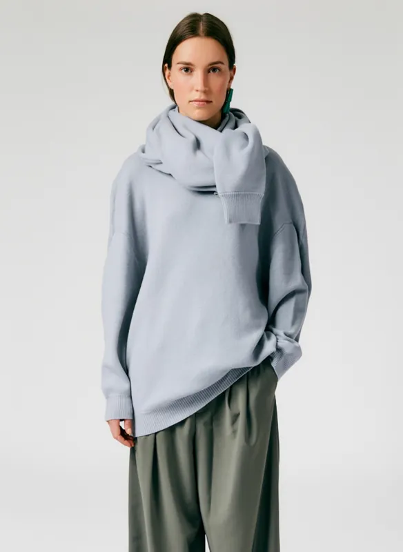Airy Extrafine Wool Circular Origami Pullover made by Tibi