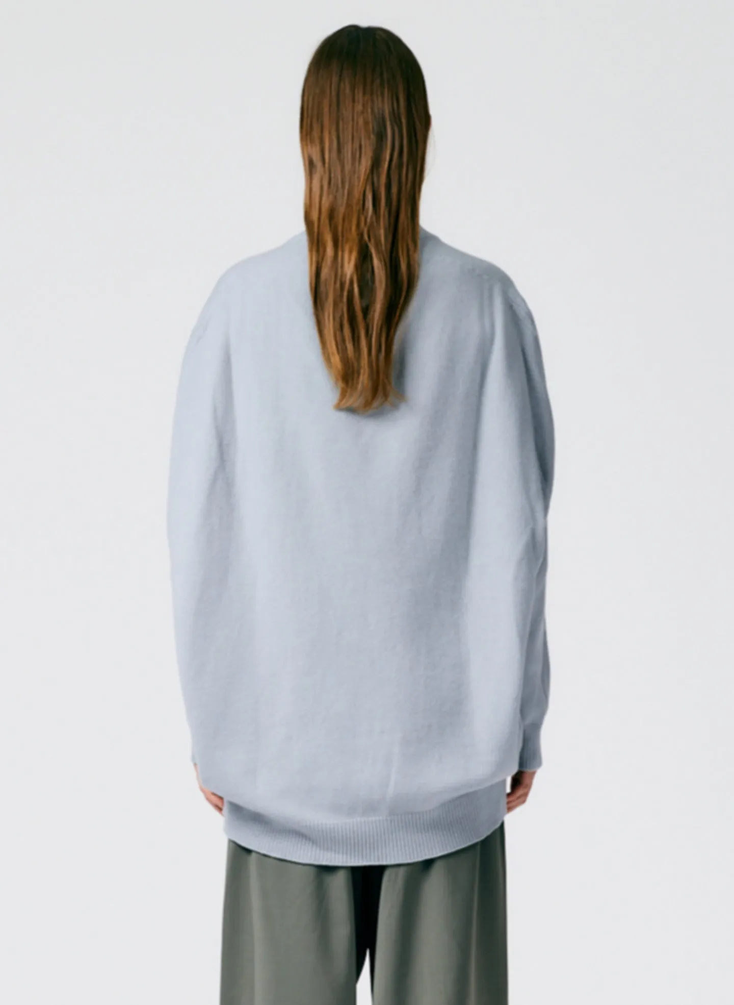 Airy Extrafine Wool Circular Origami Pullover sold by Tibi product image thumbnail 3