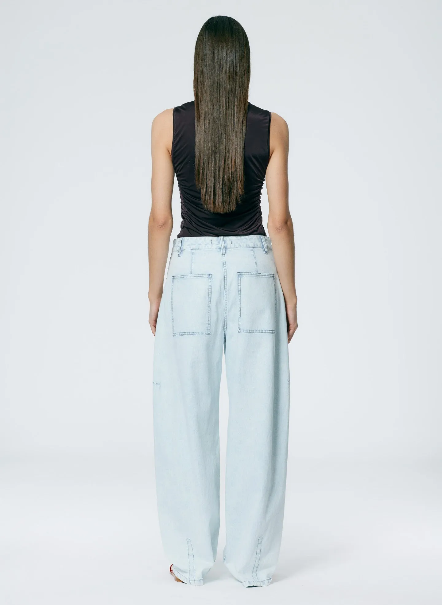 Bleached Denim Sid Jean - Regular sold by Tibi product image thumbnail 3