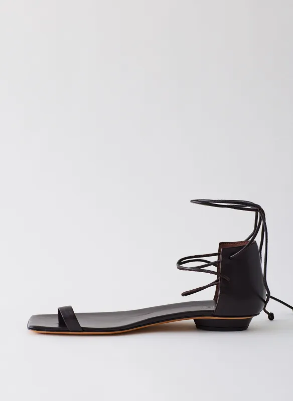 Ali Lace-Up Short Sandal made by Tibi