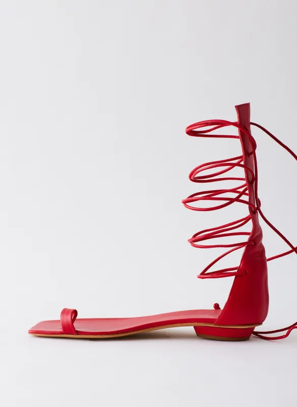 Cassius Lace-Up Long Sandal made by Tibi