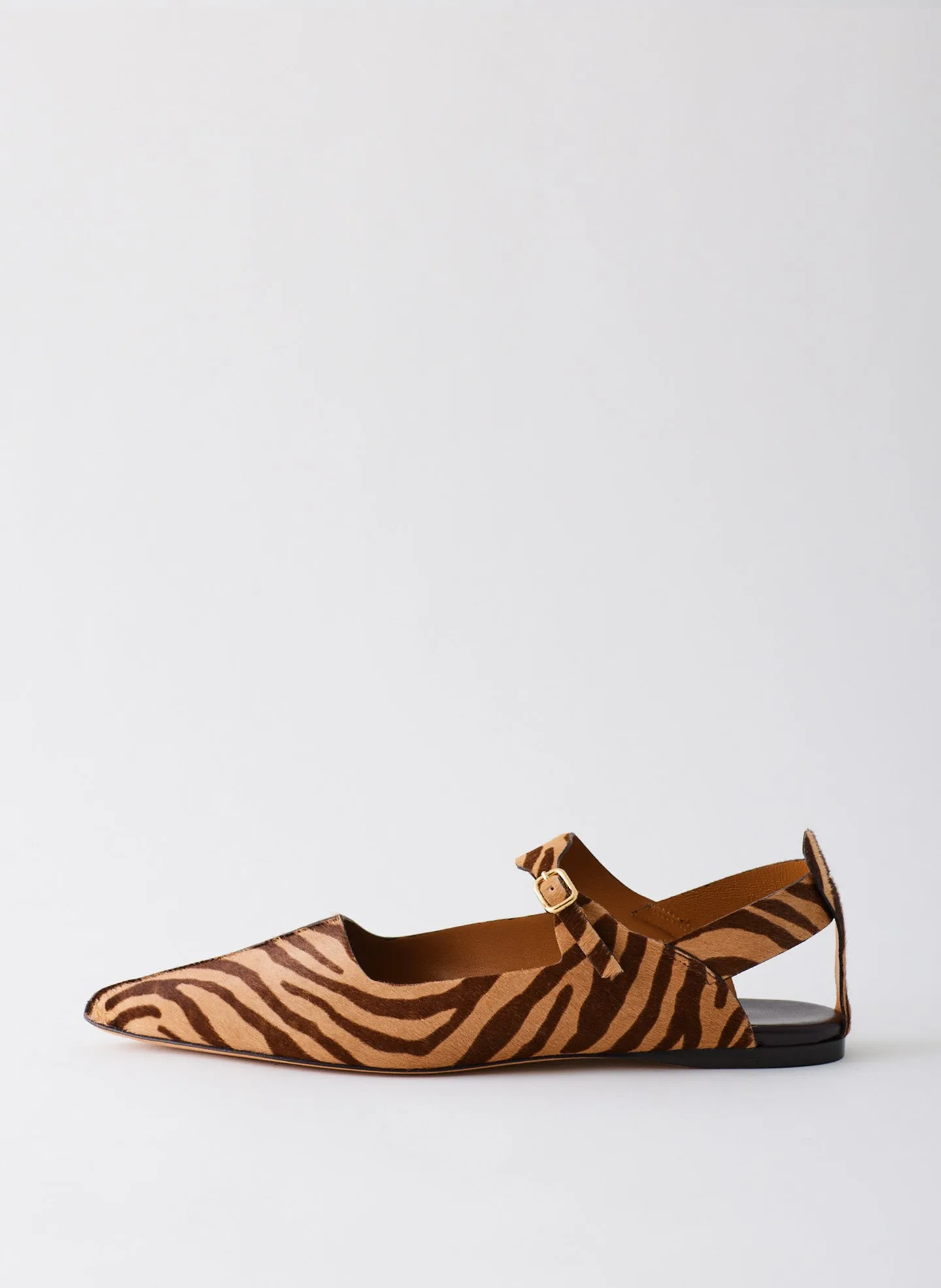 Pony Zebra Print Rudolph Sandal sold by Tibi
