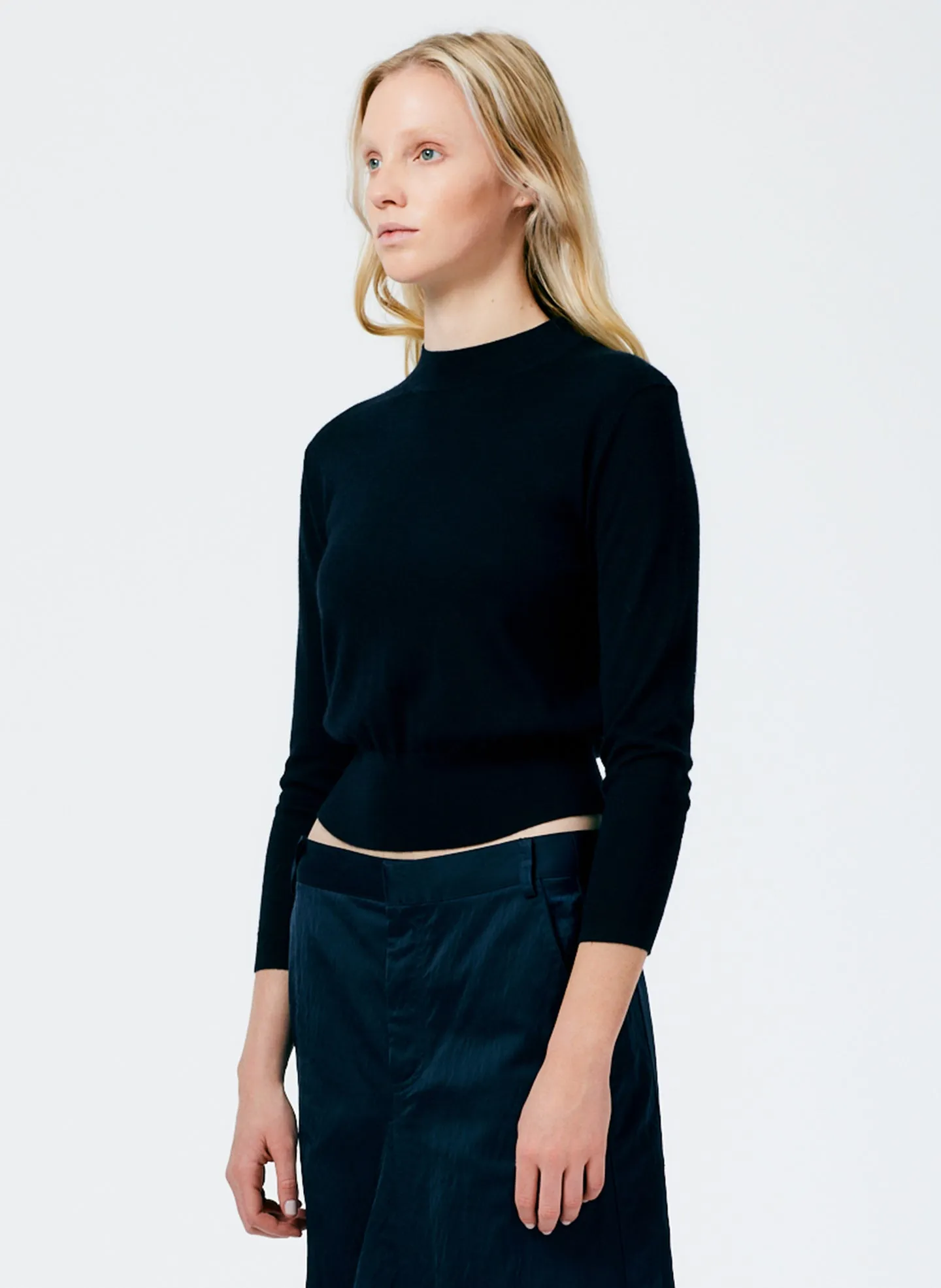 Cashmere Silk Blend Sweater Pullover sold by Tibi product image thumbnail 3