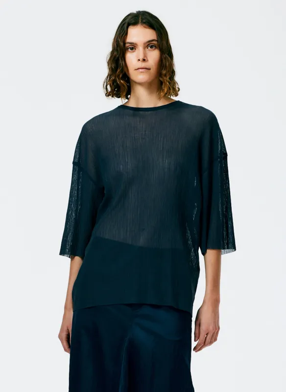 Crepe Gauze Easy T-Shirt made by Tibi