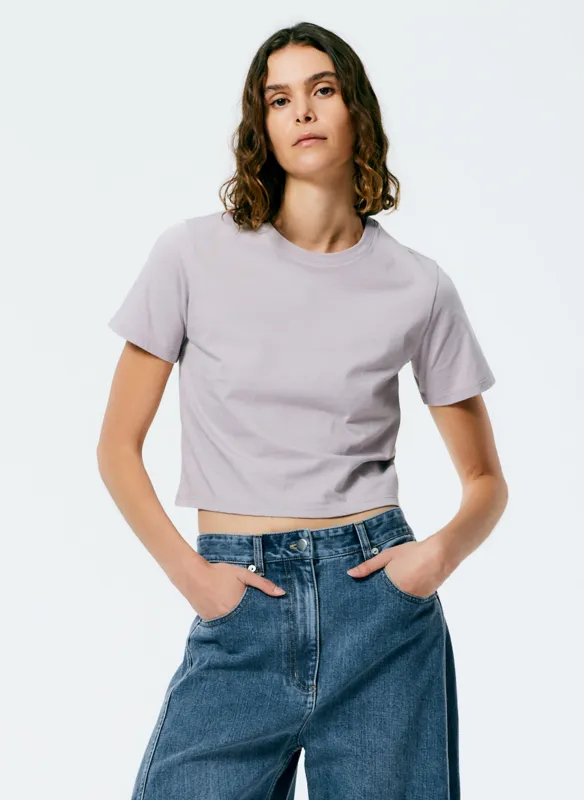 T-Shirting Cropped T-Shirt sold by Tibi