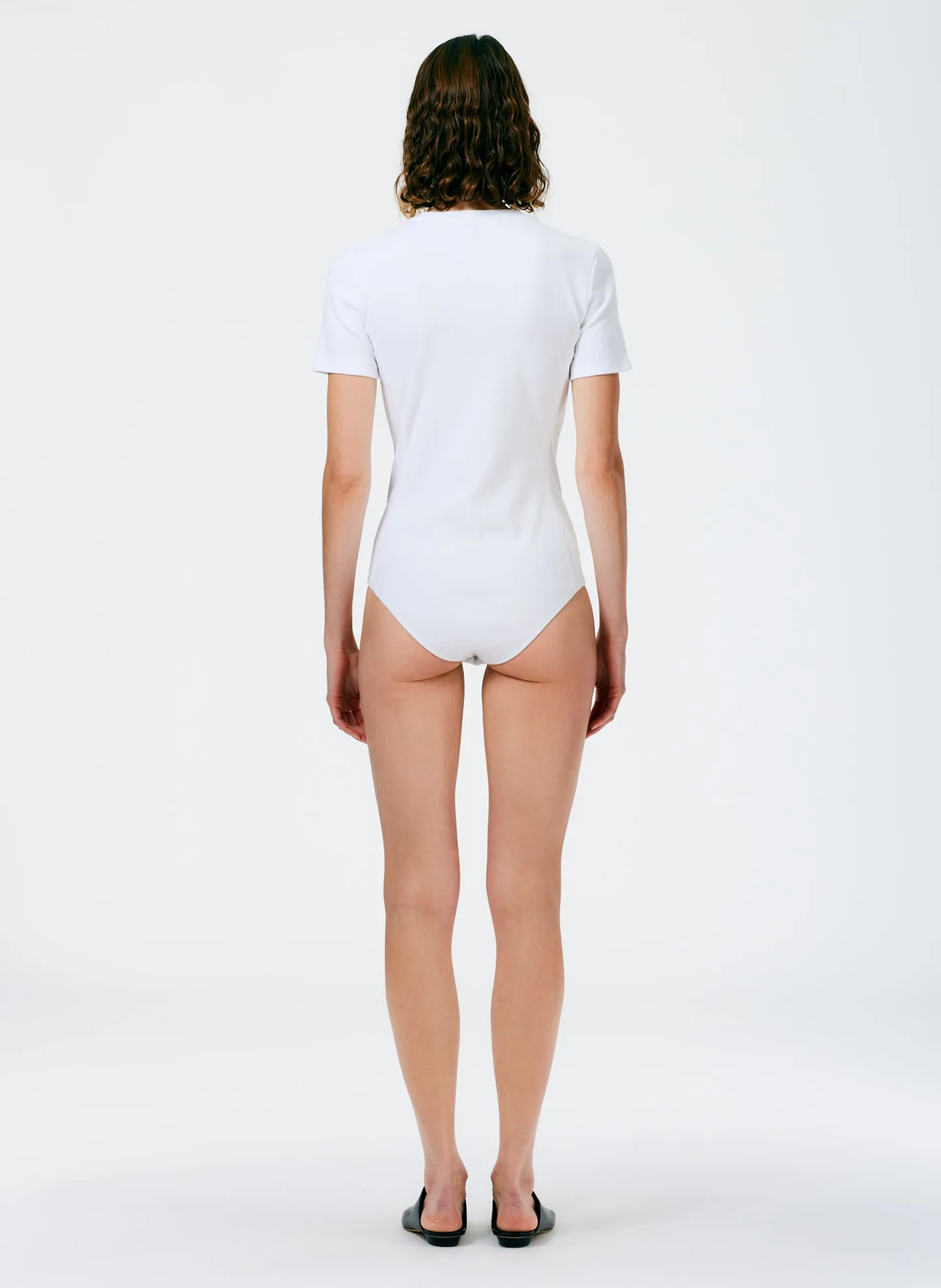 T-Shirting Bodysuit sold by Tibi product image thumbnail 5