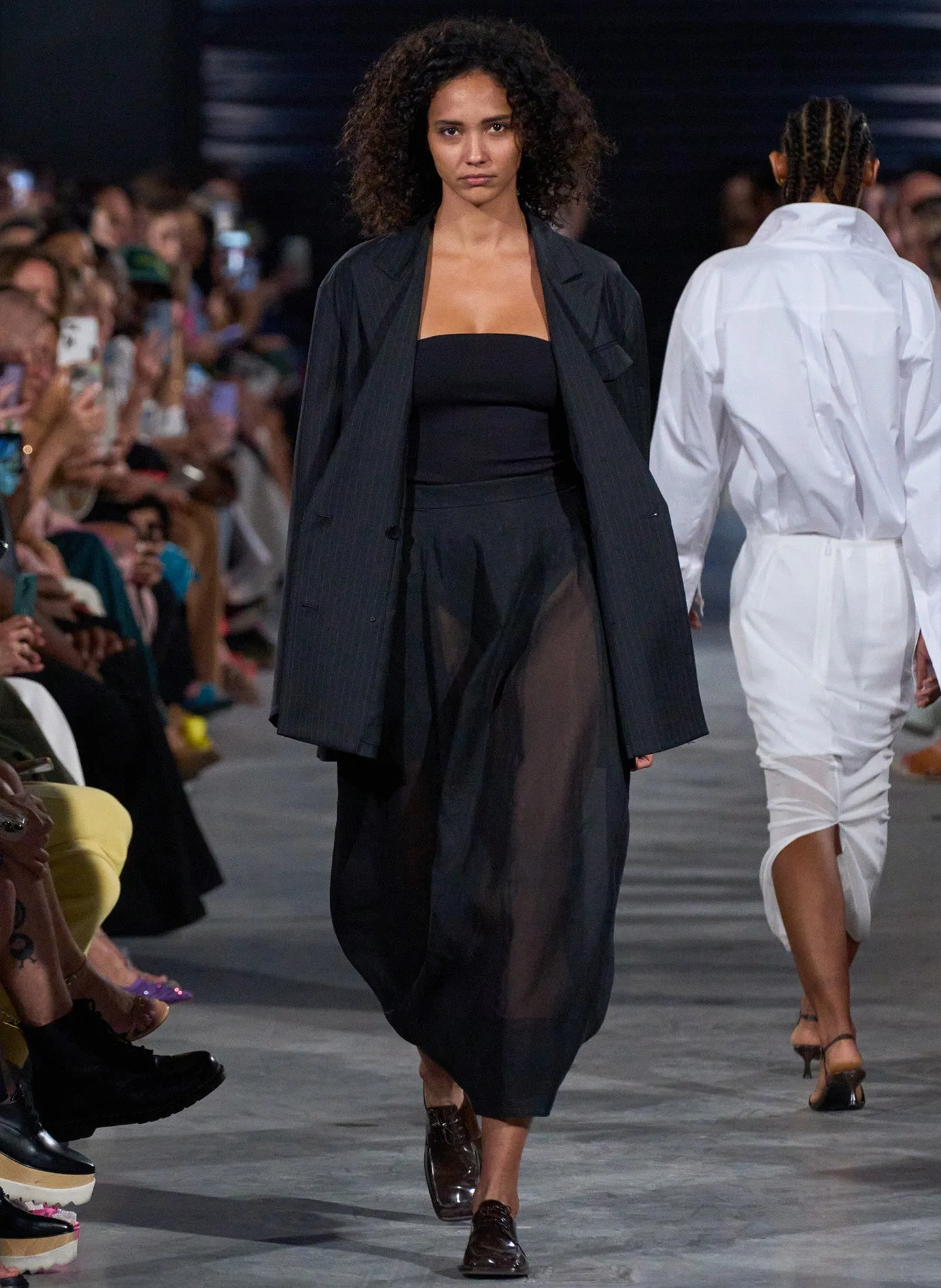 Starch Cotton Organza Lantern Skirt sold by Tibi product image thumbnail 2