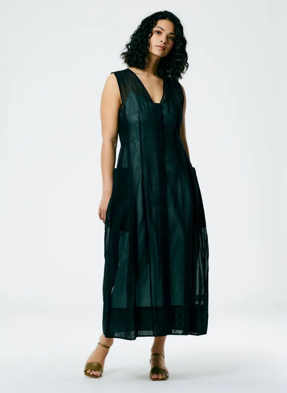 Starch Cotton Organza Dress made by Tibi