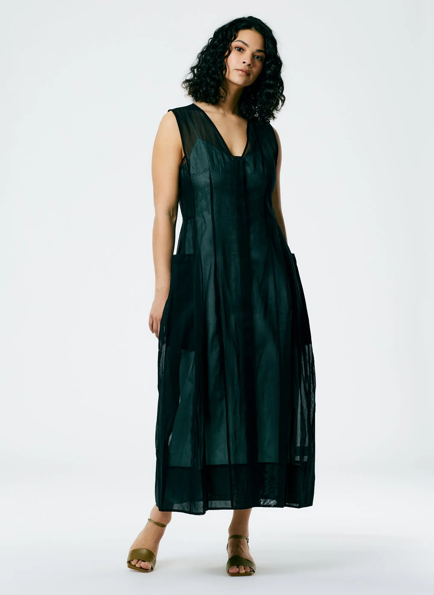 Starch Cotton Organza Dress sold by Tibi