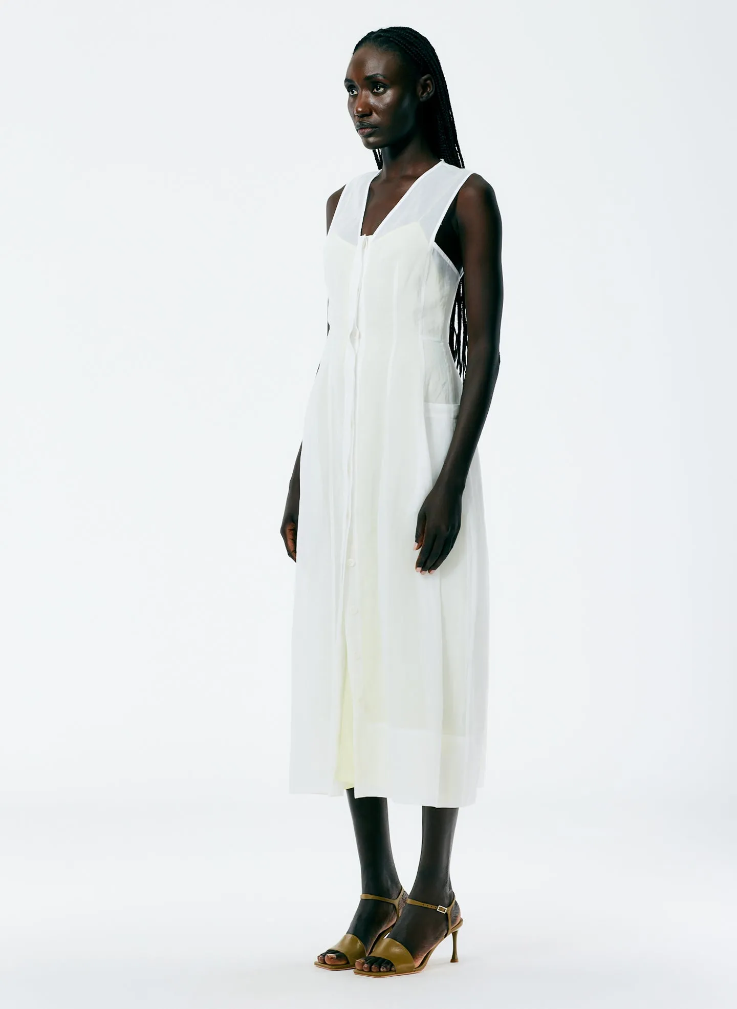 Starch Cotton Organza Dress sold by Tibi product image thumbnail 4