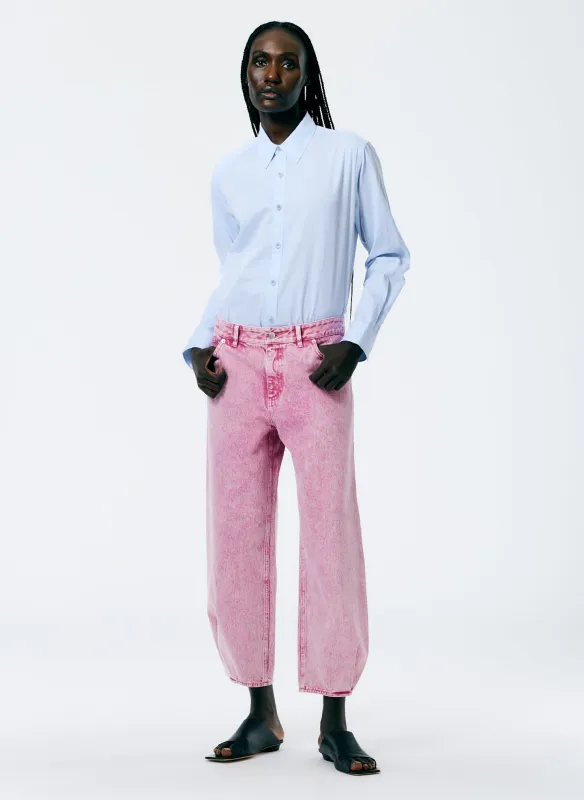 Spring Acid Wash Denim Brancusi Jean made by Tibi