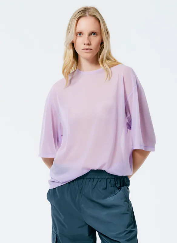 Sheer Gauze Easy T-Shirt made by Tibi