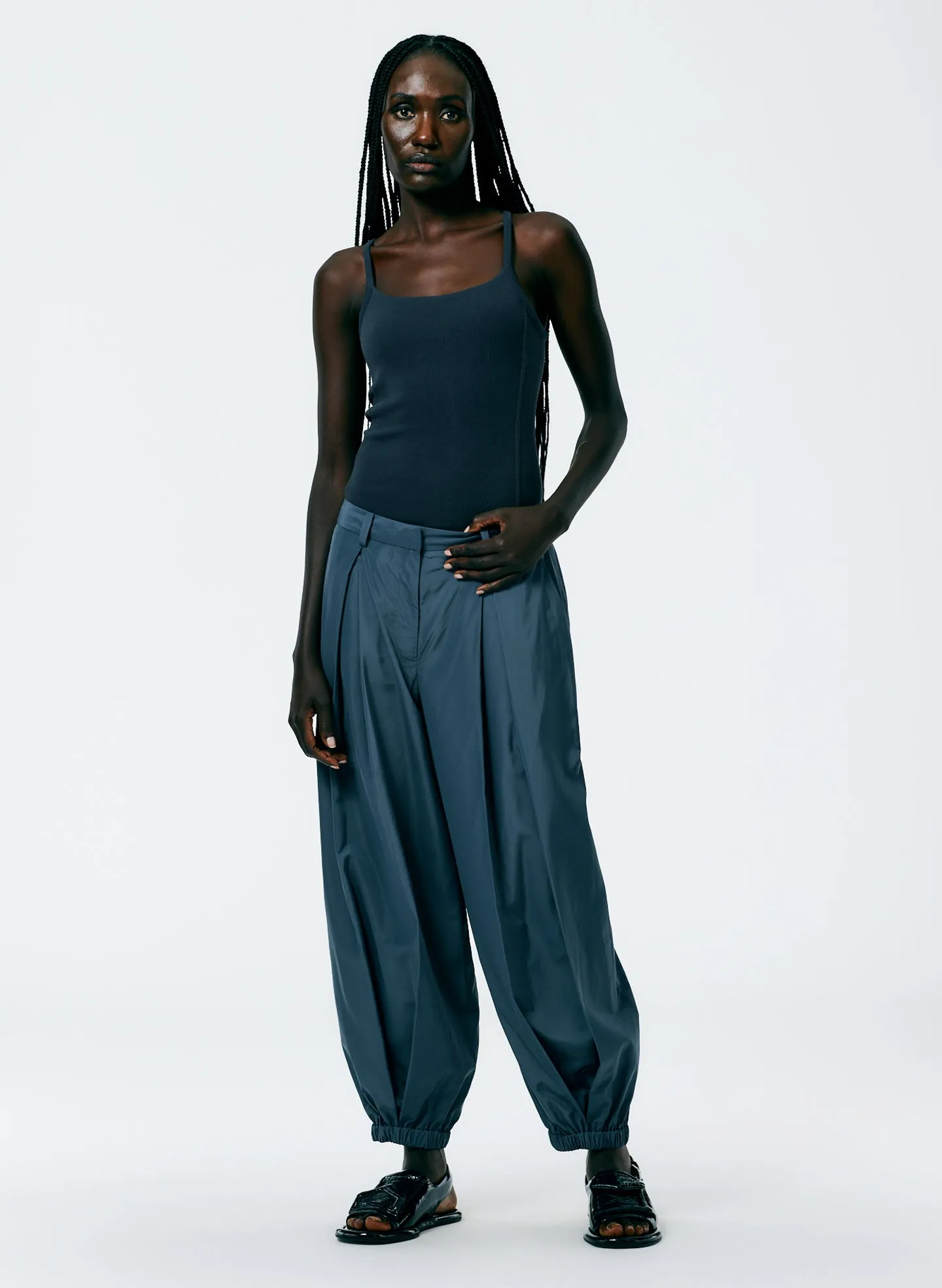 Ribbed T-Shirt Racerback Bodysuit sold by Tibi product image thumbnail 3