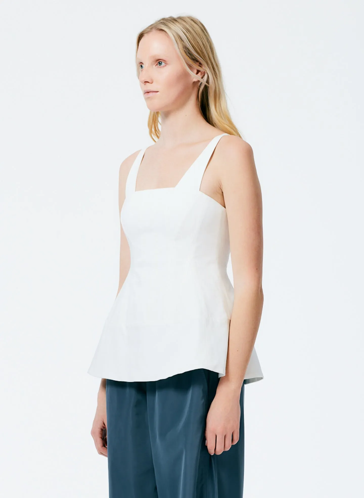 Mila Stretch Satin Corset Top sold by Tibi product image thumbnail 3