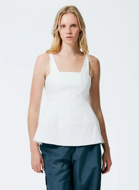 Mila Stretch Satin Corset Top made by Tibi