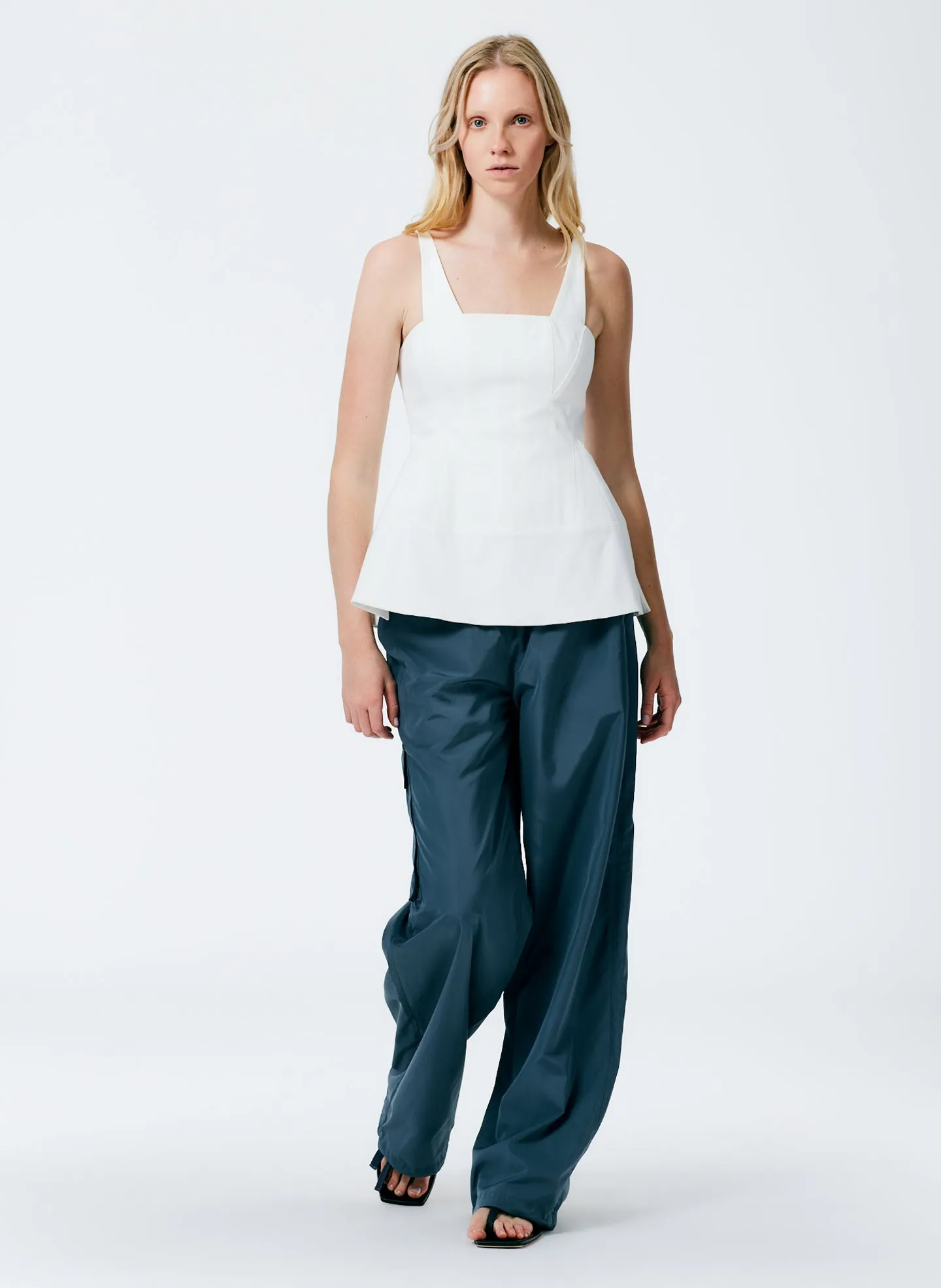 Mila Stretch Satin Corset Top sold by Tibi product image thumbnail 4