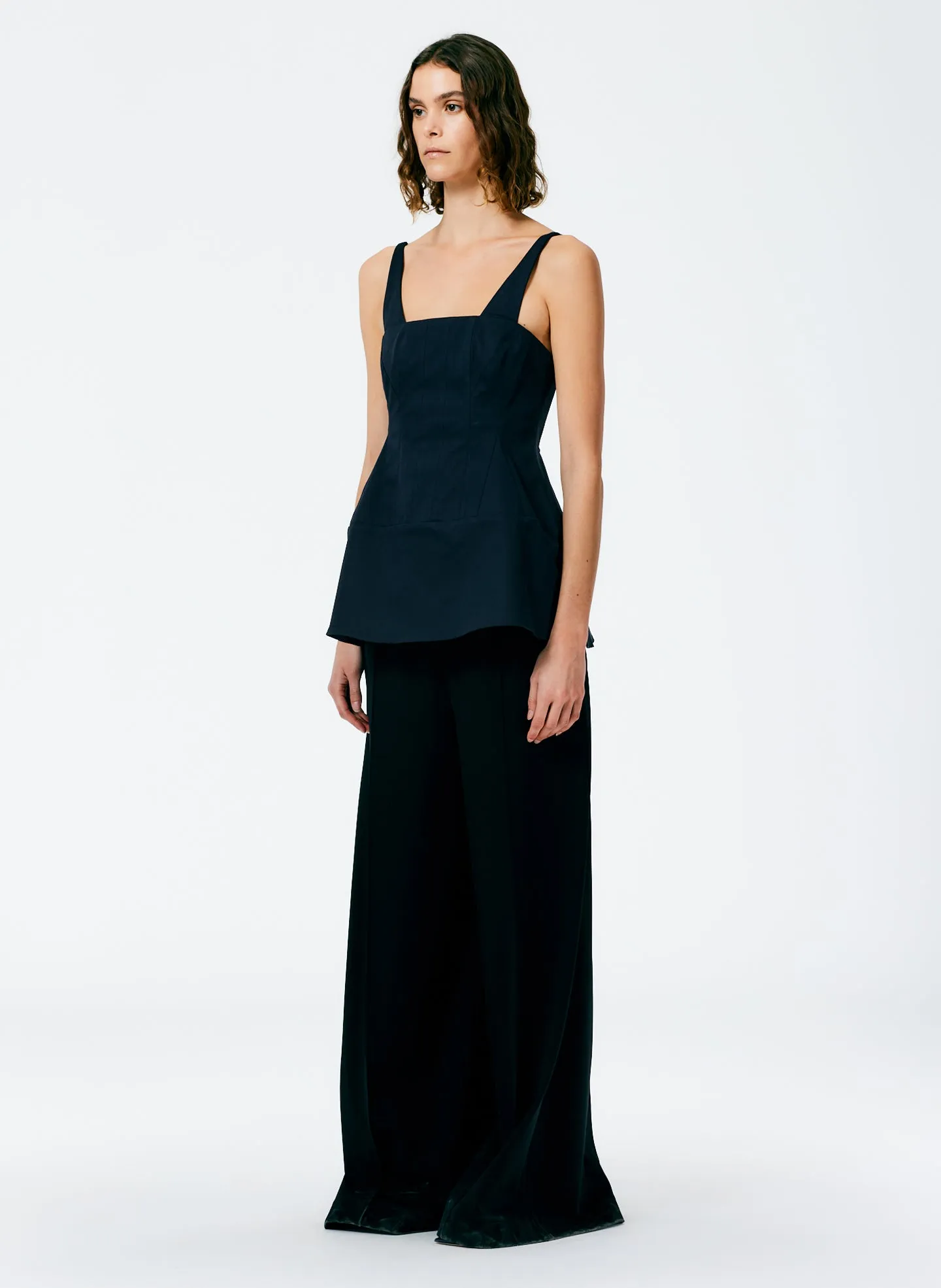 Mila Stretch Satin Corset Top sold by Tibi product image thumbnail 5