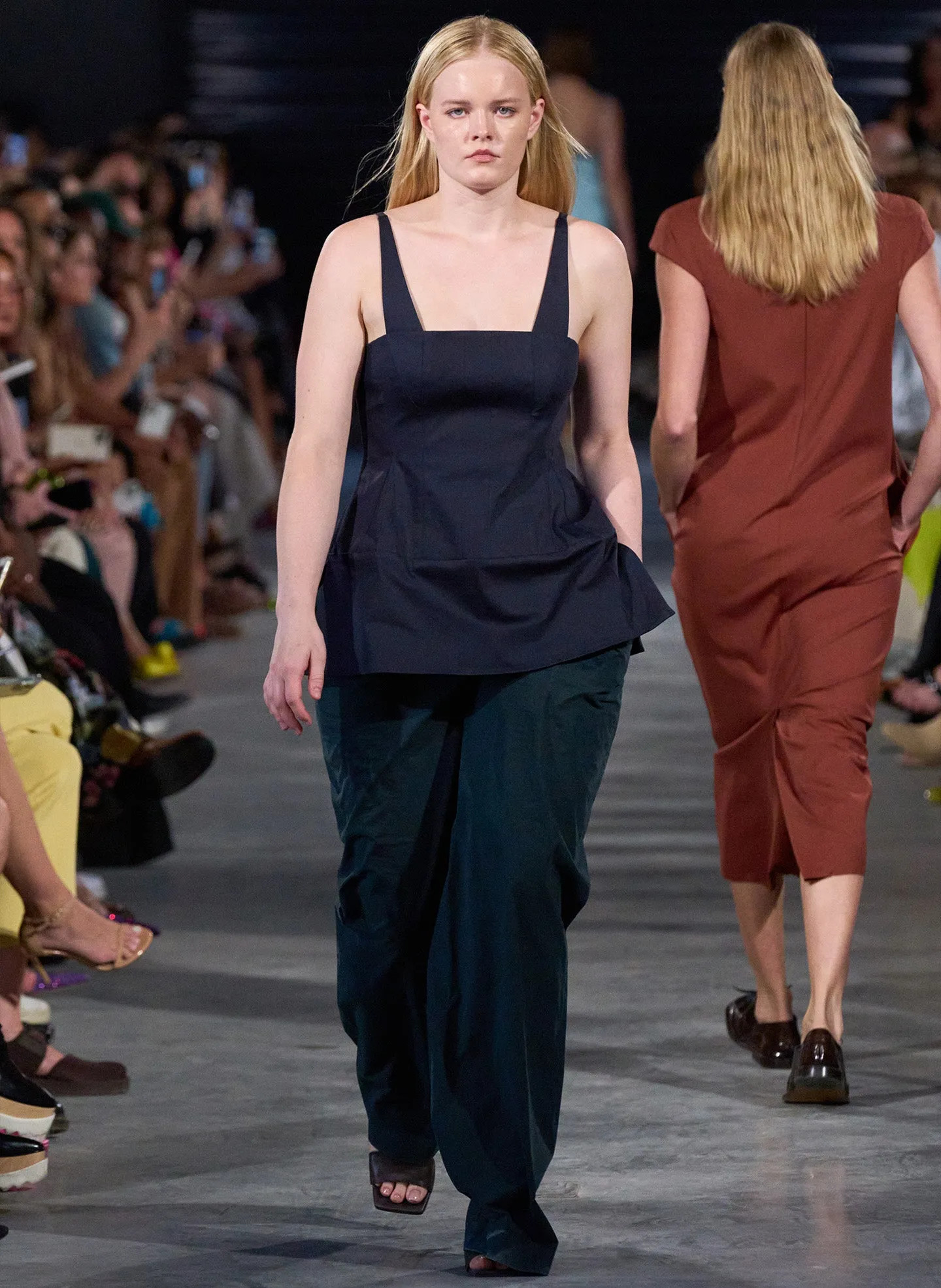Mila Stretch Satin Corset Top sold by Tibi product image thumbnail 2