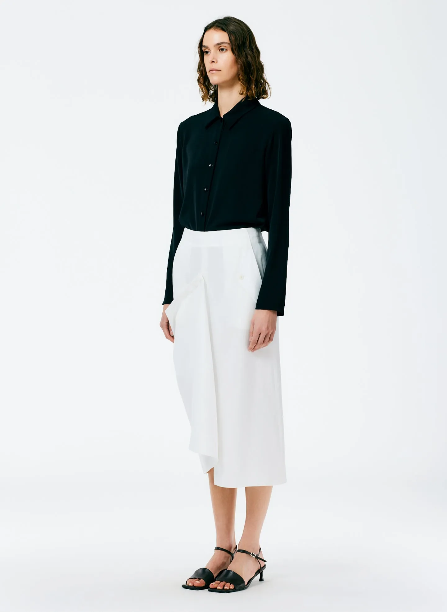 Lancaster Lyocell Draped Skirt sold by Tibi product image thumbnail 2