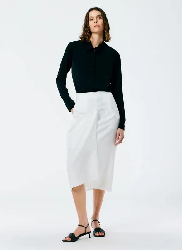 Lancaster Lyocell Draped Skirt made by Tibi