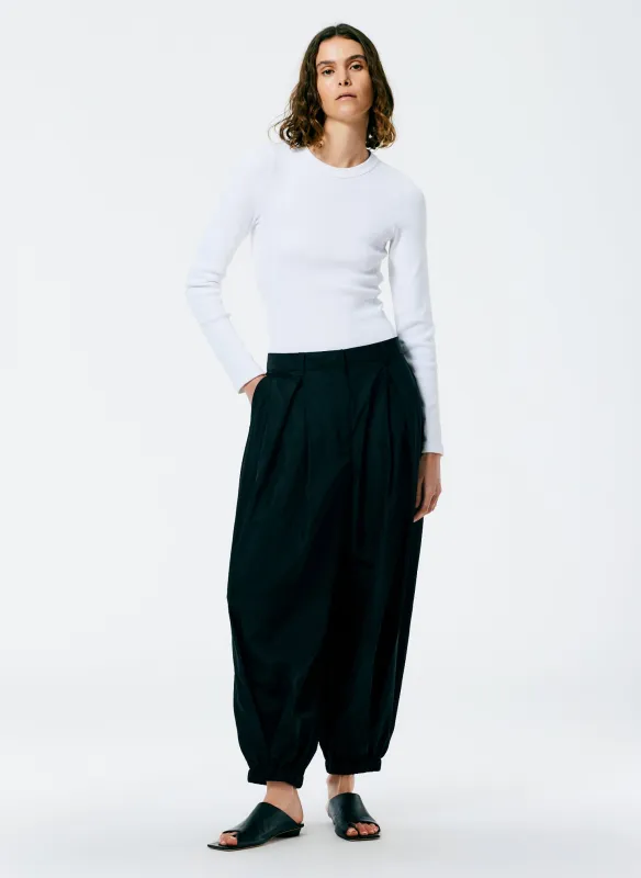Italian Sporty Nylon Eden Pleated Balloon Pant - Regular sold by Tibi