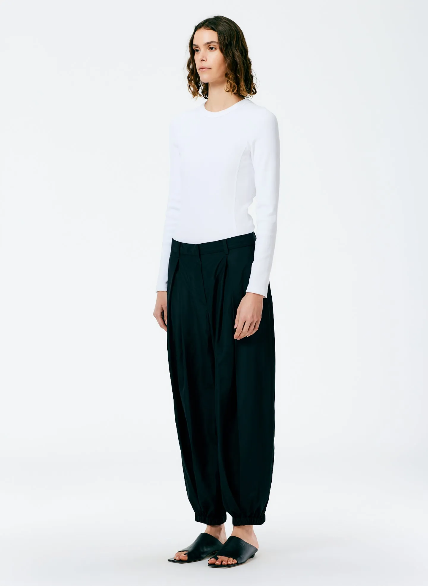 Italian Sporty Nylon Eden Pleated Balloon Pant - Regular sold by Tibi product image thumbnail 2