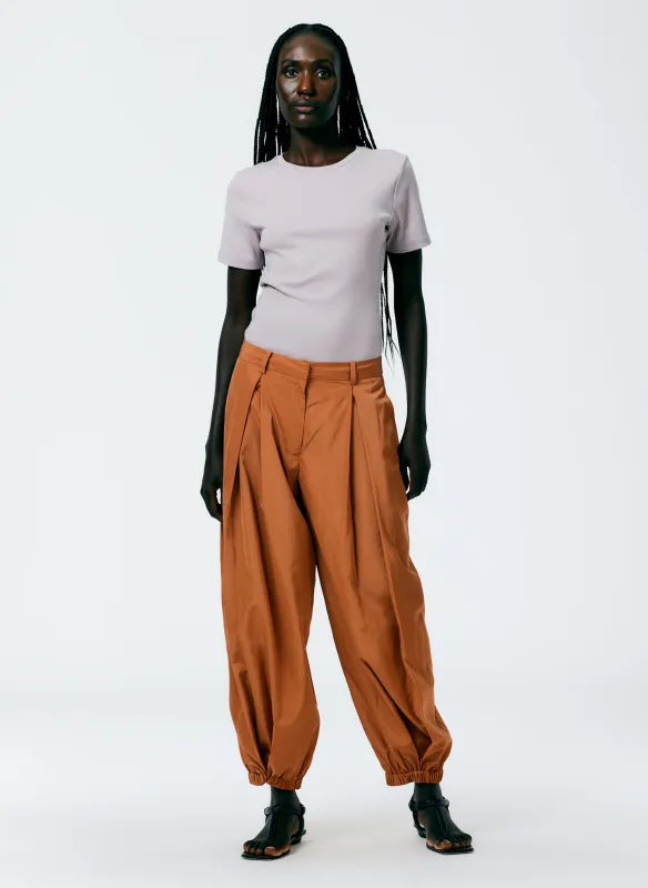 Italian Sporty Nylon Eden Pleated Balloon Pant sold by Tibi