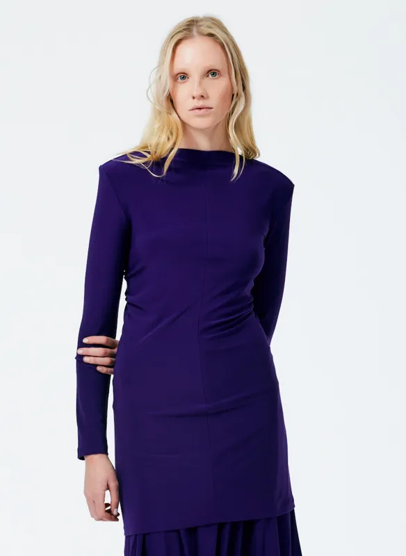 Drapey Jersey Tunic Top sold by Tibi