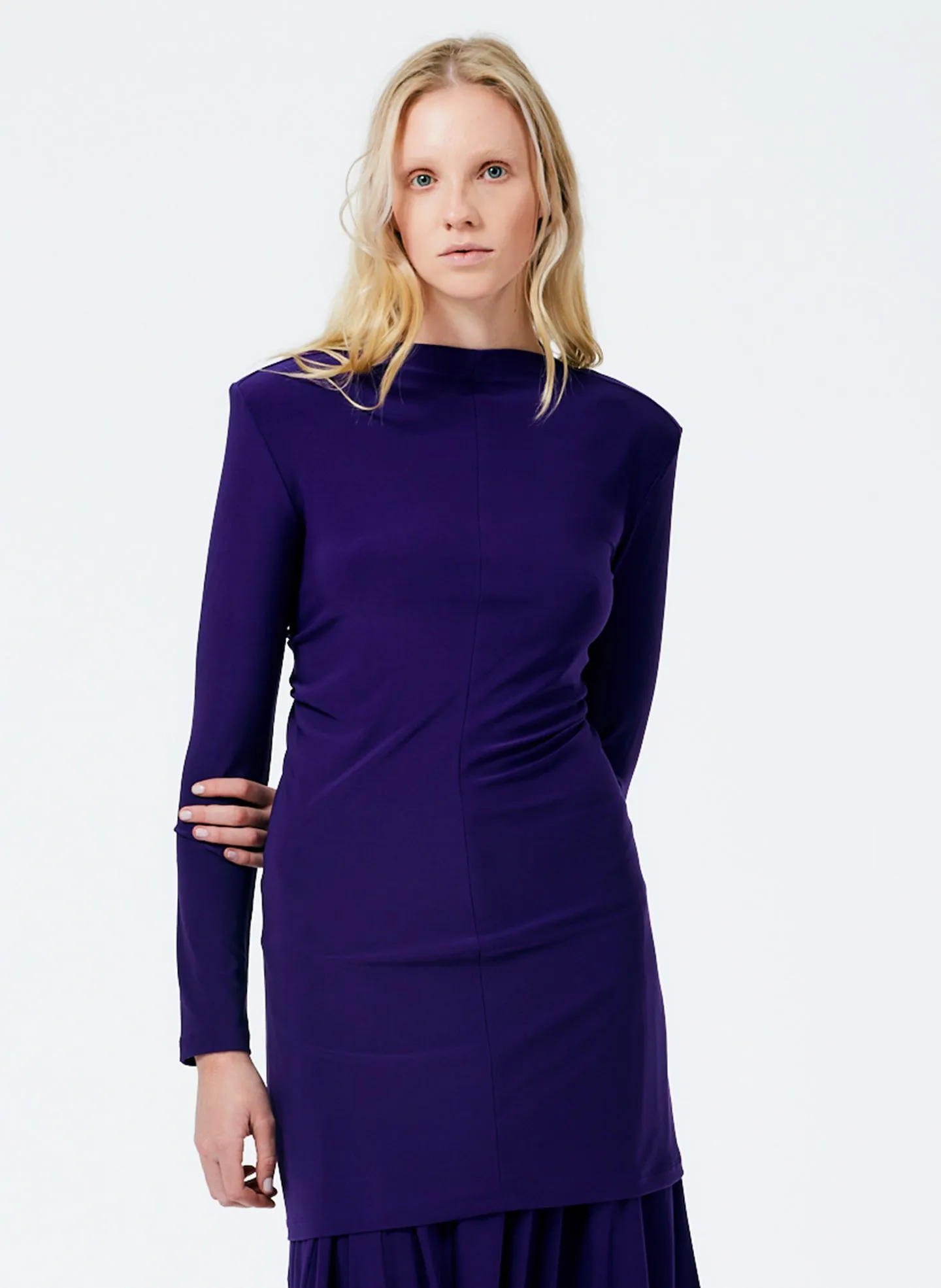 Drapey Jersey Tunic Top sold by Tibi